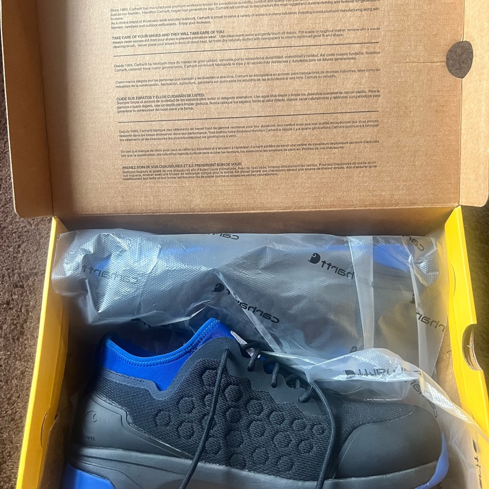 Carhartt Men's Athletic Shoes - Black and Blue